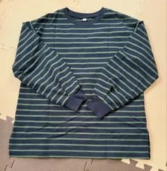 ライトスウェットボーダーオーバーサイズT GU