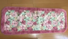 花柄キッチンマット　日本製