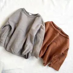 裏起毛トレーナー　２枚セット
