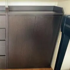 薄型カウンター下収納 扉タイプ (幅60cm DBR)