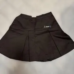 A.Letter 刺繍ロゴ 黒 フレアスカート