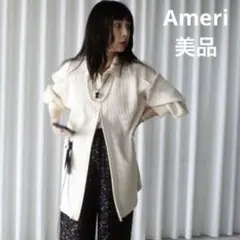 美品★Ameri★SWITCHING THERMAL ZIP UP TOPS★のサムネイル