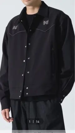 未使用 Needles ニードルズ ウエスタンジャケット L ブラック NEEDLES/ニードルズ/【LHP EXCLUSIVE】TRACK JACKET - POLY