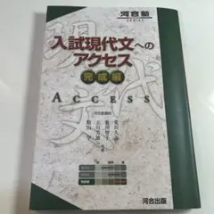 【書き込みアリ】入試現代文へのアクセス 完成編