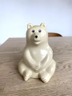 ポーラベア　しろくま貯金箱　本体　付属品(鍵)あり