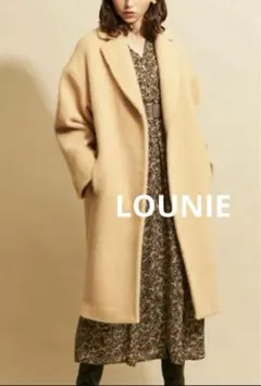 LOUNIE ロングチェスターコート 40
