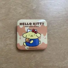 サンリオキャラクターズ×サーティワンオリジナル缶バッジ　ポムポムプリン