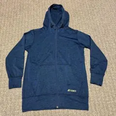 YONEX ネイビー フード付き ジップアップ
