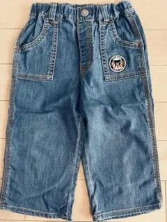 【140cm】DOUBLE.Bデニムハーフパンツ