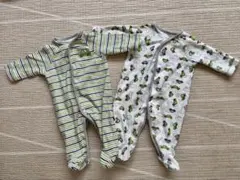 足つきロンパース　2点セット