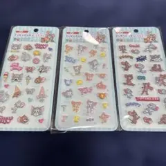 トムとジェリー プクプクシール 3シートセット