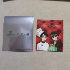 GODIVA × CLAMP コラボステッカー　四月一日　小狼