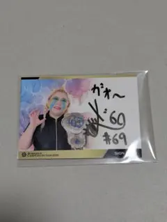 女子プロレス マリーゴールド Sシート特典 ポストカード ハミング