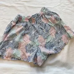 80 ビケットクラブ　花柄 ハーフパンツ ショートパンツ