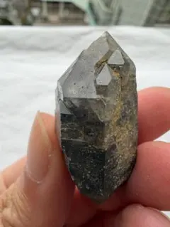 ダークスモーキークォーツ 両剣水晶 ダブルターミネーテッド