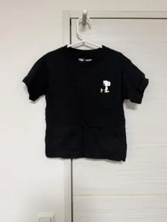 PEANUTS 黒 Tシャツ 100
