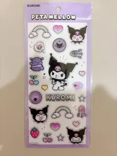 サンリオキャラクターズ　ペタメロウステッカーズ　クロミ