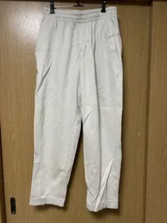 【美品】UNIQLO U フレンチリブパンツ S ライトグレー