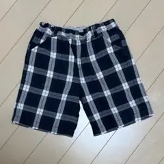 ♡無印良品♡チェック柄 ハーフパンツ ショートパンツ　コットン100%のサムネイル