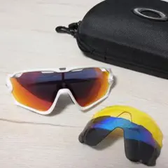 Oakley スポーツサングラス ホワイトのサムネイル