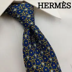 美品✨HERMES ネクタイ H柄 ファソネ ペガサス ジャガード高級 【D