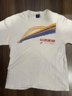 希少‼️00s NIKE U.S. LIFELINE RUN プリント 長袖シャツ