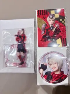 刀ミュ　目出度歌誉花舞 十周年祝賀祭　日向正宗アクスタ　カード 缶バッジ