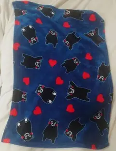 くまモン ブランケット 青