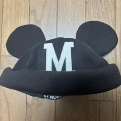 ミッキーマウス耳付きキャップ