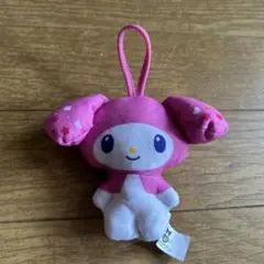 マイメロディ ぬいぐるみ ストラップ付き