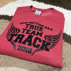 90's PORT&CAMPANY 両面プリントスウェット リバースウィーブ