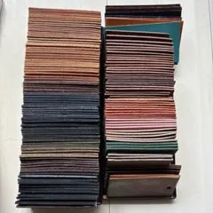 レザー　タグ、革サンプルセット 多色 100枚以上