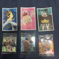 ワンピースウエハース＆シール6枚セット