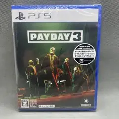 PS5 PAYDAY 3 新品未開封品 初回特典付き ペイデイ3