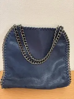 チェーンショルダーバッグ ネイビー