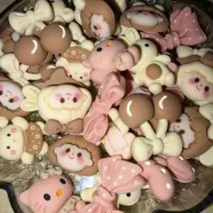 デコレーションパーツセット かわいいキャラクター