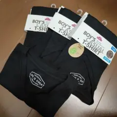 TOPVALU ボーイズカジュアルTシャツ 130 ブラック　4枚