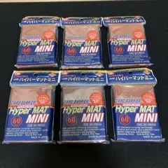 KMC カードバリアーハイパーマットミニレッド 6点セット【スリーブまとめ売り】