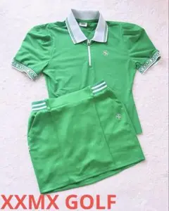 XXMXGOLFグリーン ポロシャツ スカート セット