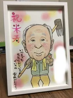敬老の日⭐︎似顔絵オーダー受付中 手描きイラスト