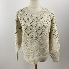 訳あり TRICOT ANDIAMO ヴィンテージ ニット セーター 昭和レトロ