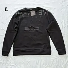 メンズ　G&C ロゴプリント　裏起毛　 トレーナー L