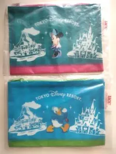 【新品未使用 2点セット】東京ディズニーリゾート ポーチ UCC