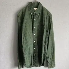 AMERICAN EAGLE スリムフィット グリーンドット長袖シャツのサムネイル