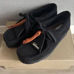 【美品】Clarks ブラック ワラビー 23センチ
