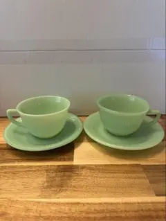 ファイヤーキング　レストランウエア　ジェダイ　カップ　ソーサー　2客　② ファイヤーキング・ジェダイ・ジェーンレイ・カップ＆ソーサー2