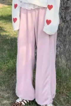 さきぽん様専用 ayano しまむらコラボ ウエストフリル スウェットパンツ