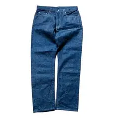 美品【UNIQLO】レギュラーフィットジーンズ セルビッジ 赤耳 デニム W32
