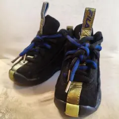 FILA ベビーシューズ ハイカット スニーカー ブラック 子供靴 12.5cm