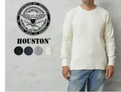 HOUSTON コットンセーター　トレーナー　M ユニセックス　古着　グレーのサムネイル